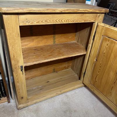 LOT 131: Primitive Wooden Cabinet