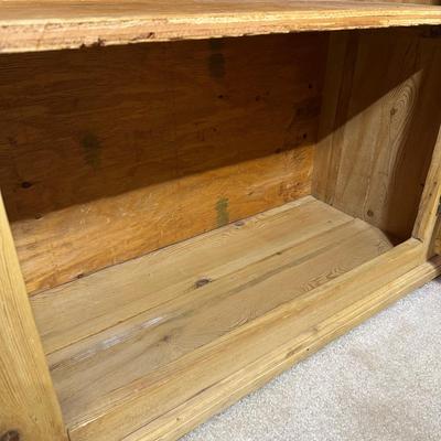 LOT 131: Primitive Wooden Cabinet