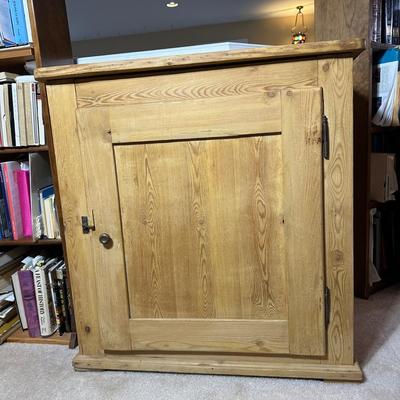 LOT 131: Primitive Wooden Cabinet