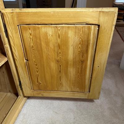 LOT 131: Primitive Wooden Cabinet
