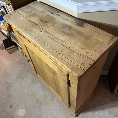 LOT 131: Primitive Wooden Cabinet