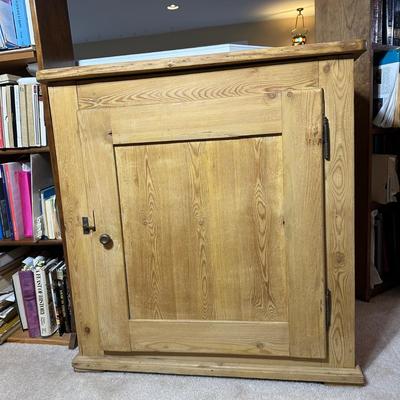 LOT 131: Primitive Wooden Cabinet