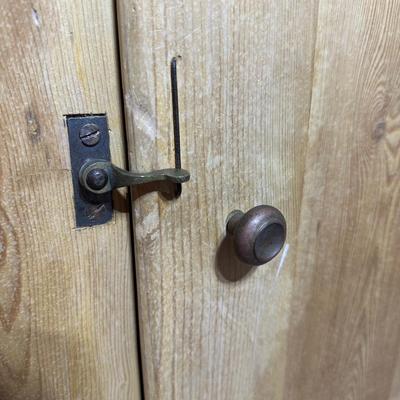 LOT 131: Primitive Wooden Cabinet