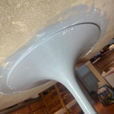 LOT 134: Marble Tulip Table w/ Chairs