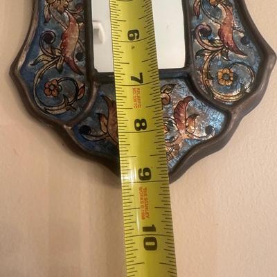 LOT 135: Collection Of Robert M WeissHand Made Hand Painted In Peru Wooden Mirrors