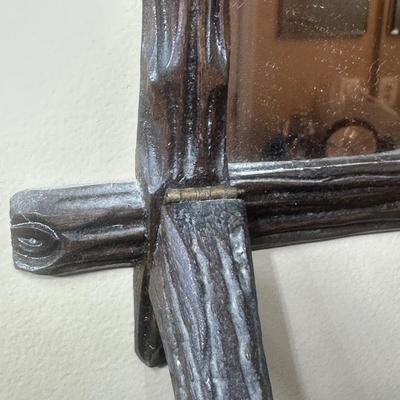 LOT 135: Collection Of Robert M WeissHand Made Hand Painted In Peru Wooden Mirrors