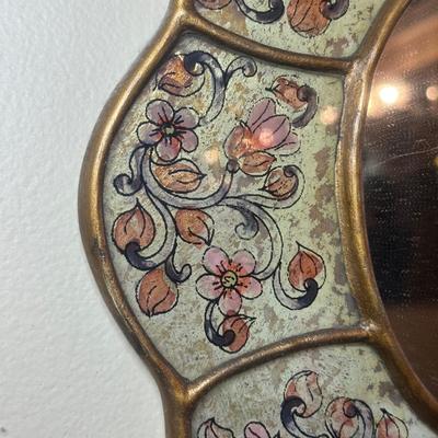 LOT 135: Collection Of Robert M WeissHand Made Hand Painted In Peru Wooden Mirrors