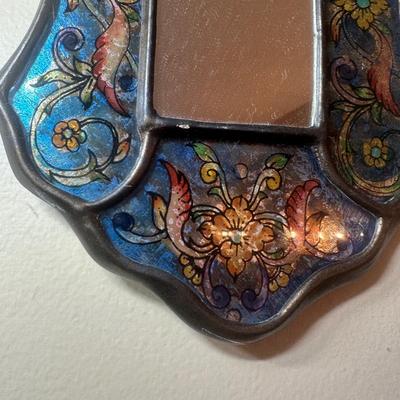 LOT 135: Collection Of Robert M WeissHand Made Hand Painted In Peru Wooden Mirrors