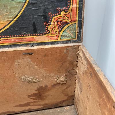 LOT 168: Black Americana Antique / Vintage Shoe Shine Box and Vantage Point Black American Worker Figurine