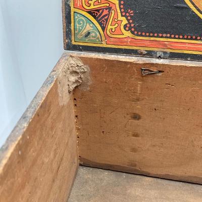 LOT 168: Black Americana Antique / Vintage Shoe Shine Box and Vantage Point Black American Worker Figurine