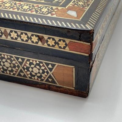 LOT 169: Vintage Asian Collection - "The Japanese Ferry" by Paul M. Lenoir, PINX Artwork, Carved Elephant Figurine, Inlay Wood...