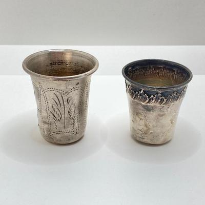 LOT 175: Vintage Silver / Non-Magnetic Entertaining Collection - TW 11.64g Napkin Holder, (Ornate Twisted Toothpicks and Shot Glasses)...