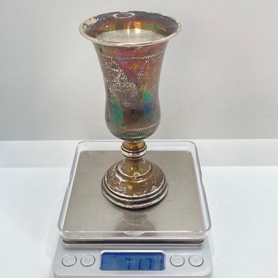 LOT 176: Two Vintage Sterling Ceremonial Cups - TW 125.22g