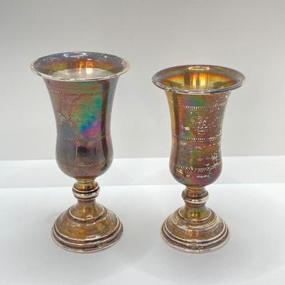 LOT 176: Two Vintage Sterling Ceremonial Cups - TW 125.22g