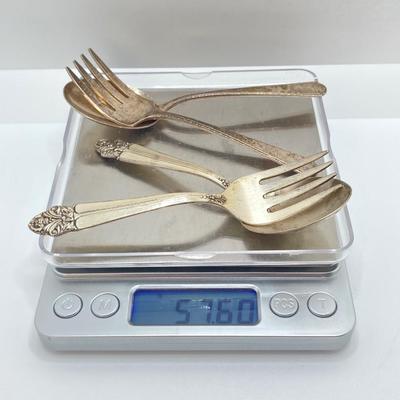 LOT 177: Vintage Children's Sterling Flatware TW 57.60g (Wolfenden and More)