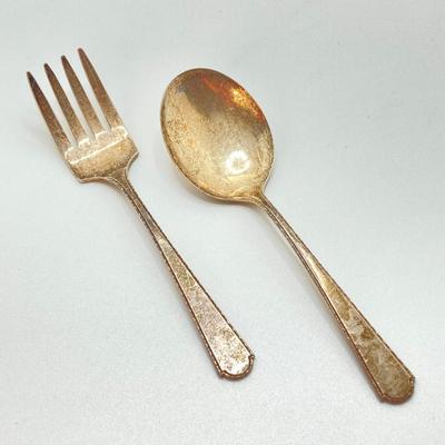 LOT 177: Vintage Children's Sterling Flatware TW 57.60g (Wolfenden and More)