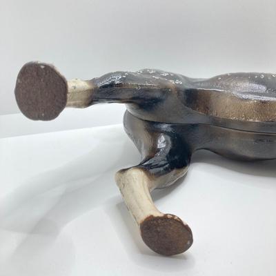 LOT 182: Vintage / Antique Cast Iron Boston Terrier Door Stop