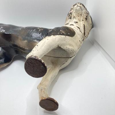 LOT 182: Vintage / Antique Cast Iron Boston Terrier Door Stop