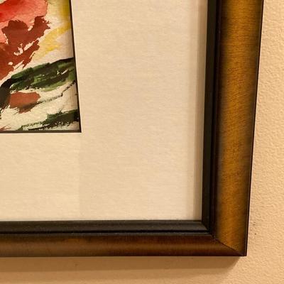 LOT 184: Signed and Framed Oil Painting by Annette Weisbach