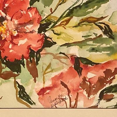 LOT 184: Signed and Framed Oil Painting by Annette Weisbach