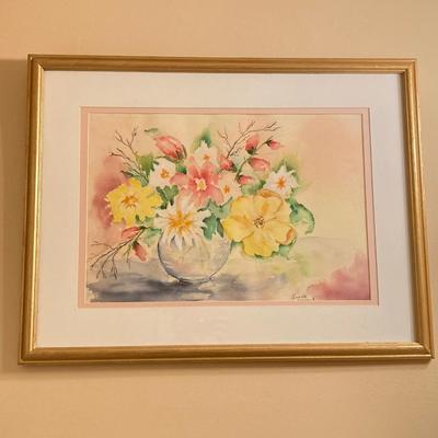 LOT 185: Framed and Signed Oil Painting by Annette Weisbach