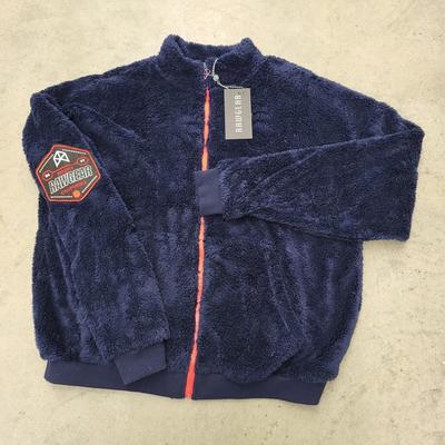 RawGear Fleece Zip-Up Navy Blue NWT