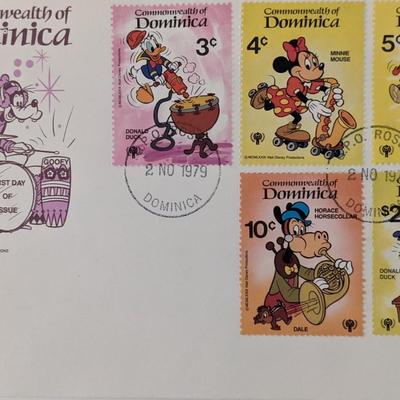 Dominica 1979 Disney Commemorative First Day Cover