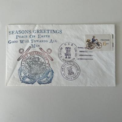 USS Robert K. Huntington commemorative cover 
