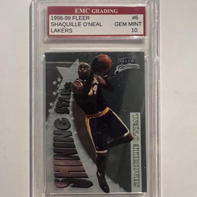 1998-99 Fleer Shaquille O'Neal basketball card