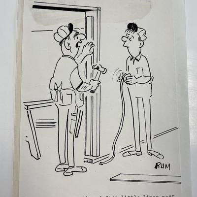 Frank Brummer Original Cartoon