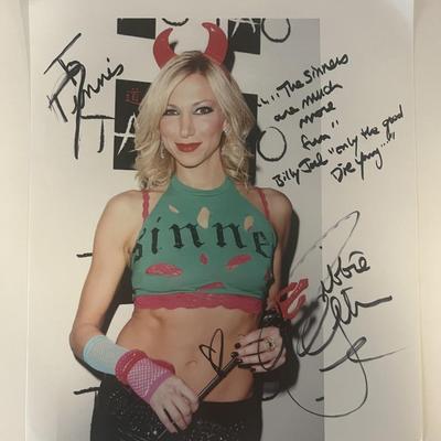 Singer Debbie Gibson signed photo