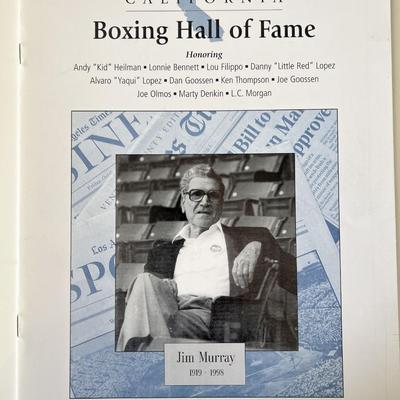 California Boxing Hall of Fame magazine