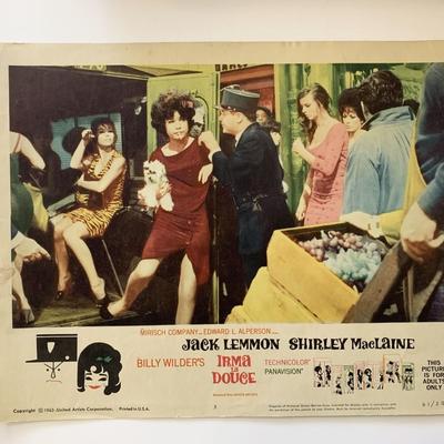 Irma la Douce original 1963 vintage lobby card