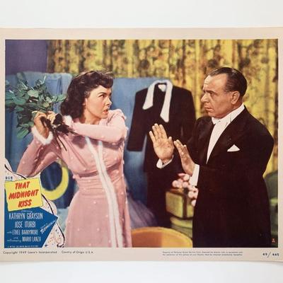 That Midnight Kiss original 1949 vintage lobby card