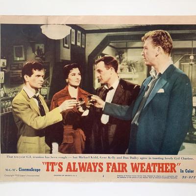 It's Always Fair Weather original 1955 vintage lobby card