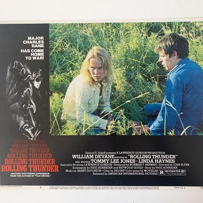 Rolling Thunder original 1977 vintage lobby card