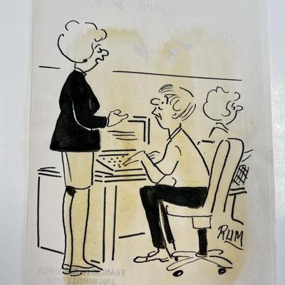 Frank Brummer Original Cartoon