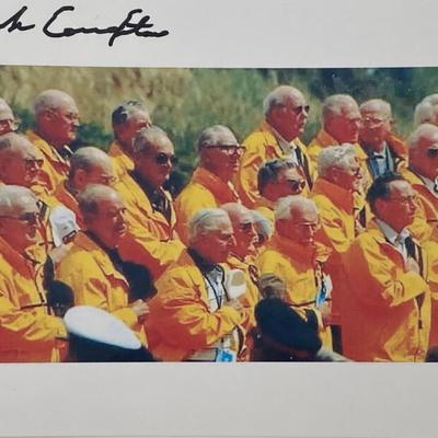 Band of Brothers D-Day, Bulge WWII 101st AB signed photo