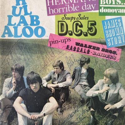 Rolling Stones signed Hullabaloo signed magazine GFA authenticated