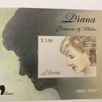 Liberia Diana Princess of Wales commemorative stamp