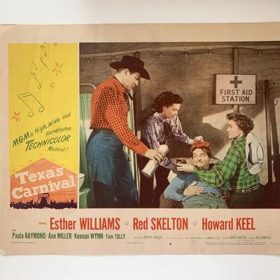 Texas Carnival original 1951 vintage lobby card