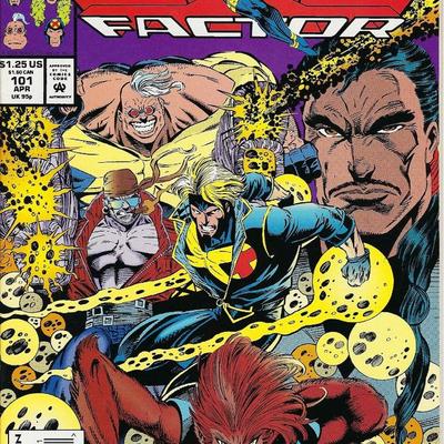 X Factor Marvel Comic Book #101