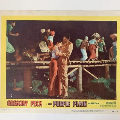 The Purple Plain original 1954 vintage lobby card