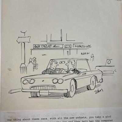 Bob Zahn Original Cartoon