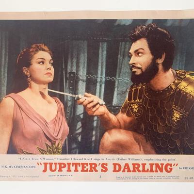 Jupiter's Darling original 1955 vintage lobby card