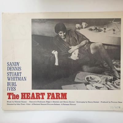 The Heart Farm original 1970 vintage lobby card
