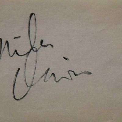 Miles Davis signature slip 