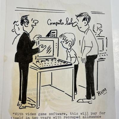 Frank Brummer Original Cartoon
