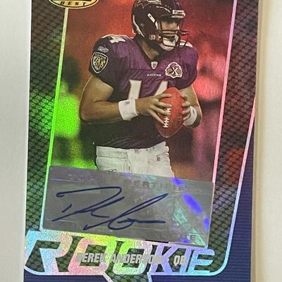 Derek Anderson signed autograph card 