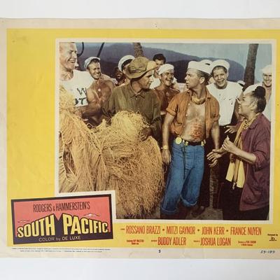 South Pacific original 1959 vintage lobby card